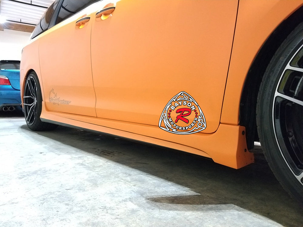 CityKruiser CK Style Add-On Side Skirts For 2011-2020 Toyota Sienna