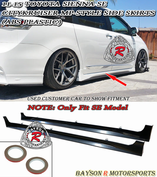 CityKruiser MP-Style Add-On Side Skirts For 2011-2020 Toyota Sienna (SE)
