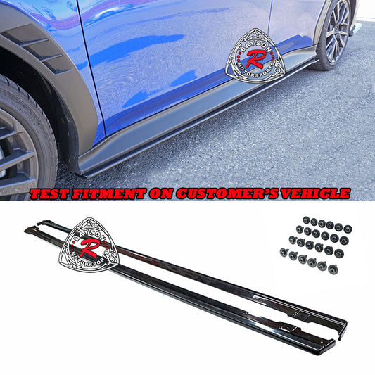 ST Style Side Skirt Extensions (ABS Plastic) For 2022-2025 Subaru WRX