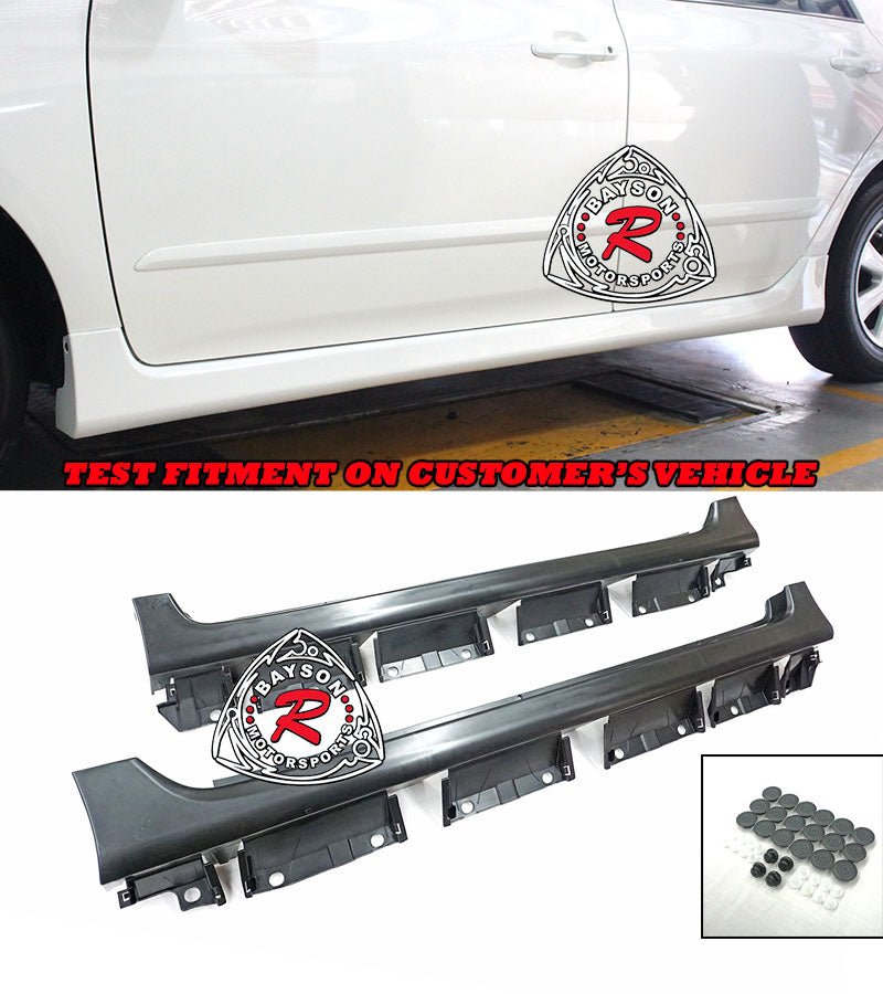 JDM Style Side Skirts For 2009-2013 Toyota Corolla