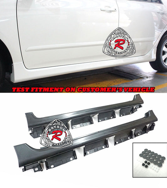 JDM Style Side Skirts For 2009-2013 Toyota Corolla
