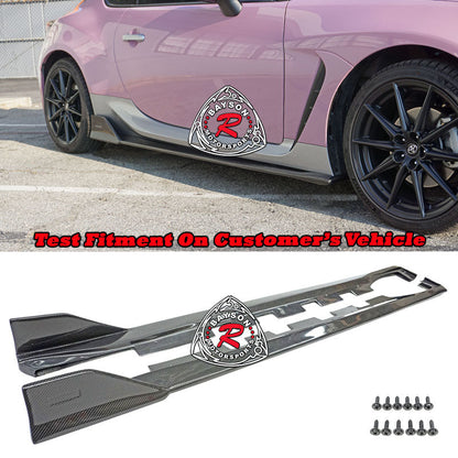 TM Style Side Skirts (Carbon Fiber) For 2022-2026 Toyota GR86