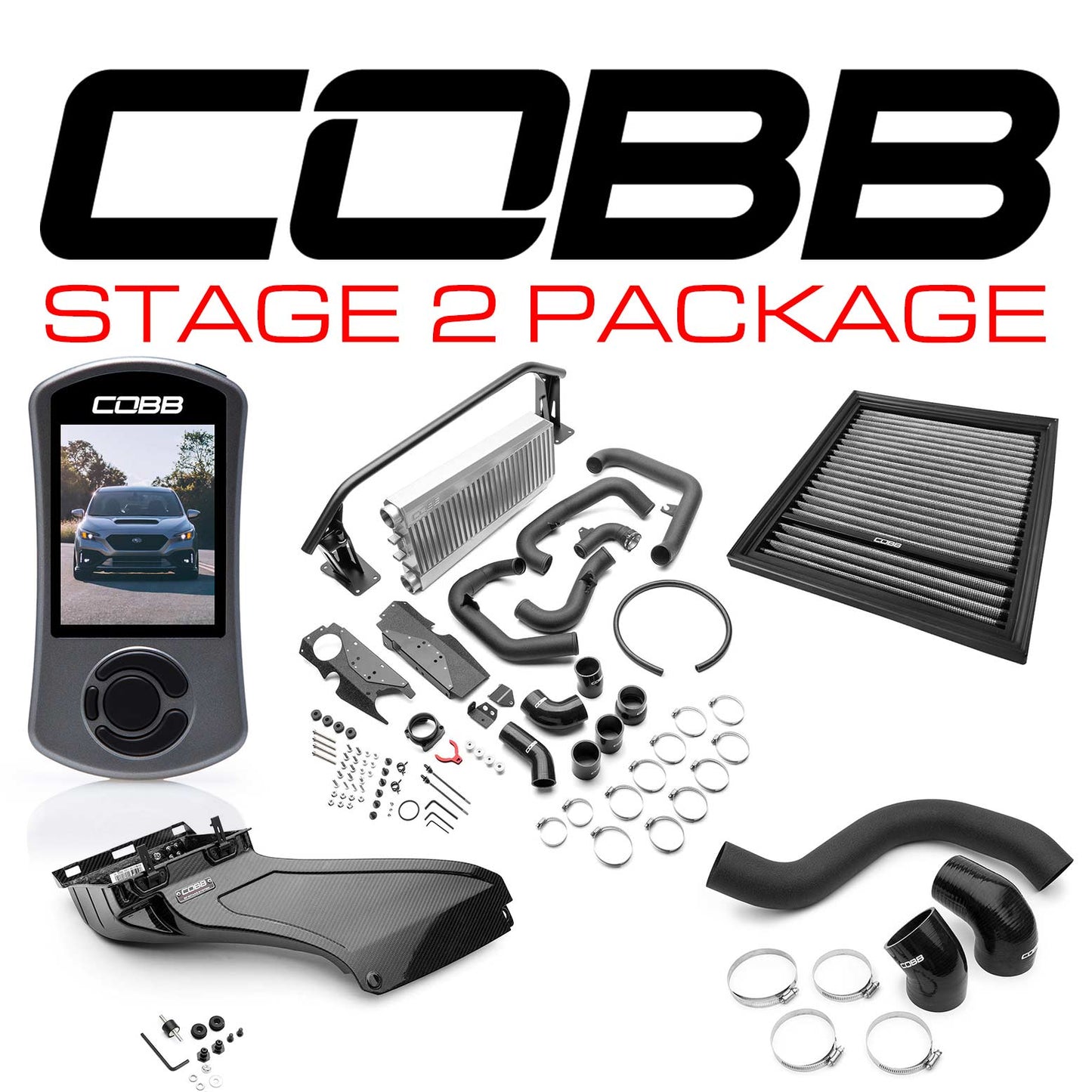 Subaru Stage 2 Power Package Silver (FMIC) WRX 2022-2024
