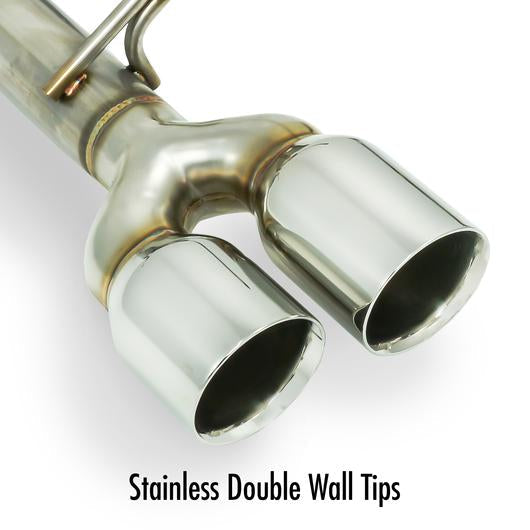 REMARK Axleback Exhaust. Subaru WRX STi VA. Stainless Double Wall Tip