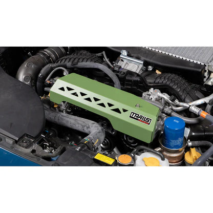 Grimmspeed Pulley Cover Green For Subaru 20+ Outback XT Trails by GrimmSpeed