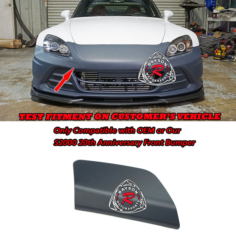 Tow Hook Cover For 20th Anniversary Style Front Bumper For 2000-2009 Honda S2000
