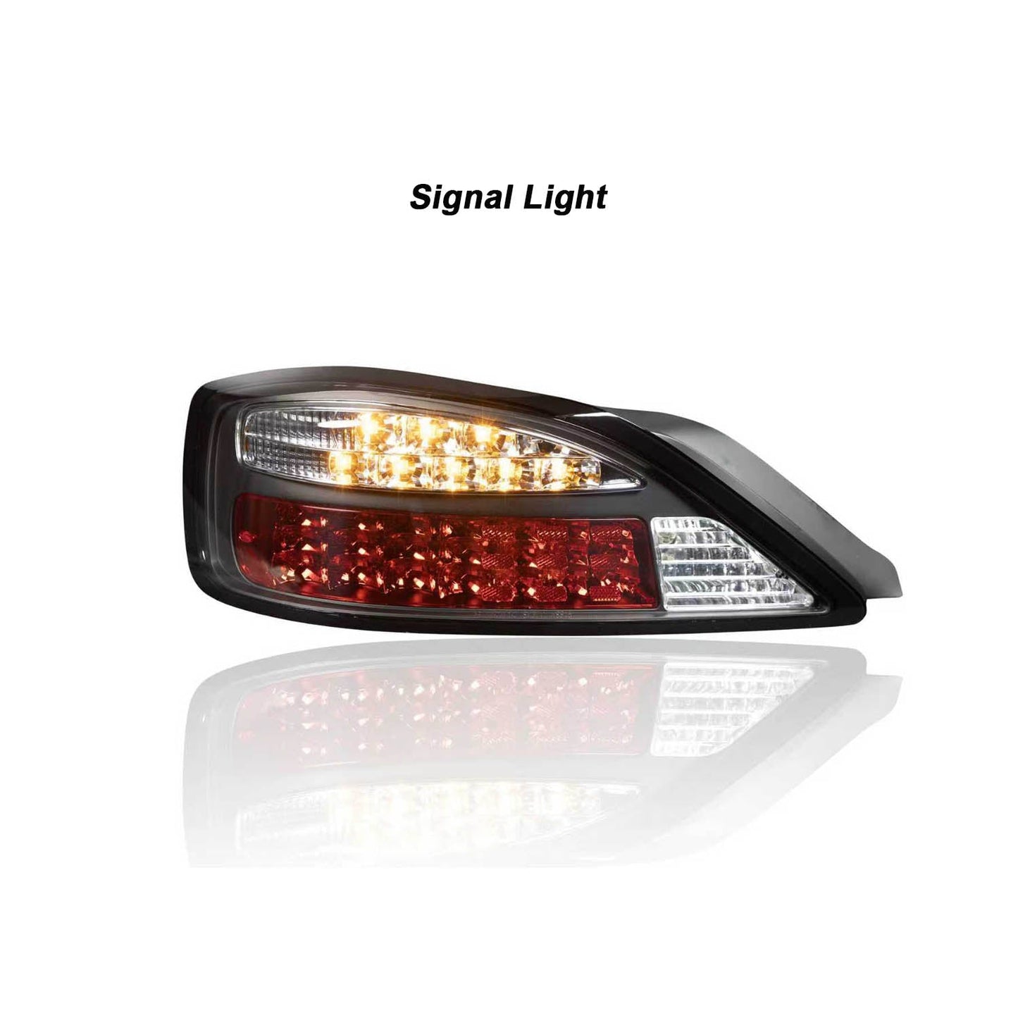JDM Style LED Tail Lights (Red/Clear) For 1999-2002 Nissan S15 Silvia