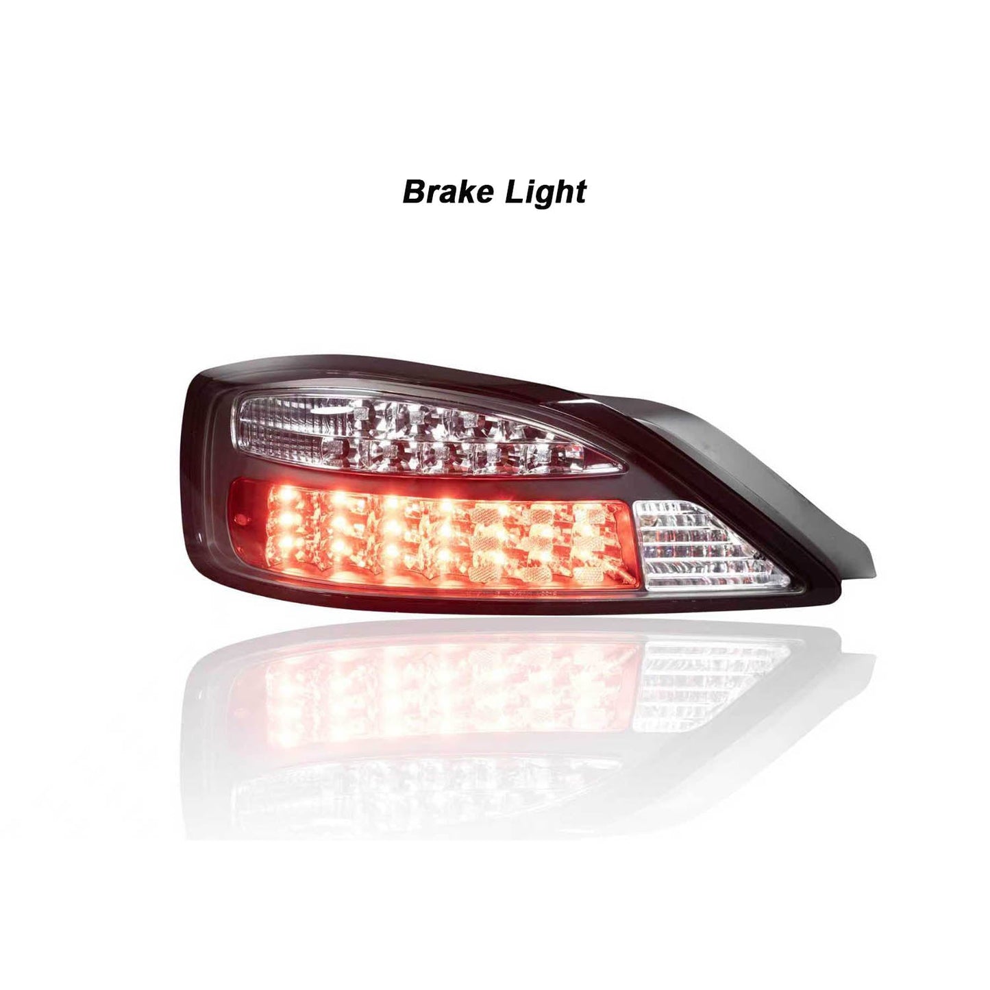 JDM Style LED Tail Lights (Red/Clear) For 1999-2002 Nissan S15 Silvia