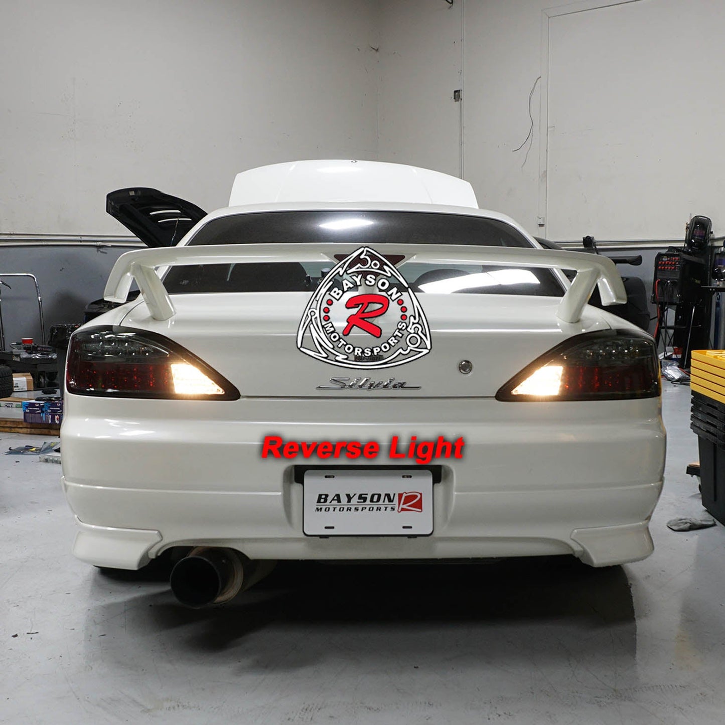 JDM Style LED Tail Lights (Red/Clear) For 1999-2002 Nissan S15 Silvia