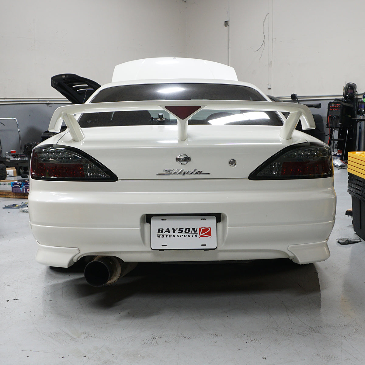 JDM Style LED Tail Lights (Red/Clear) For 1999-2002 Nissan S15 Silvia