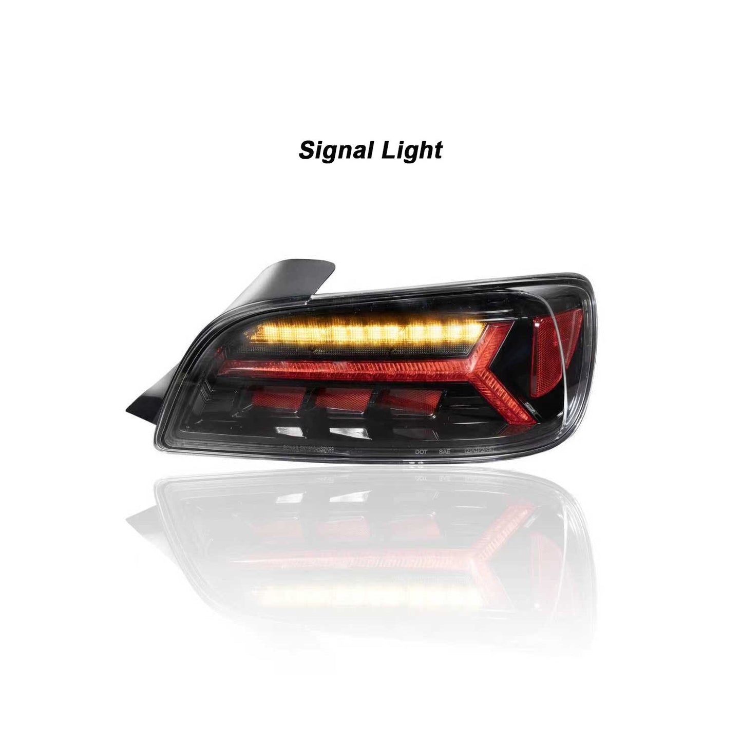 JDM Style LED Sequential Tail Lights (Black Chrome Housing) For 2000-2003 Honda S2000 (AP1)