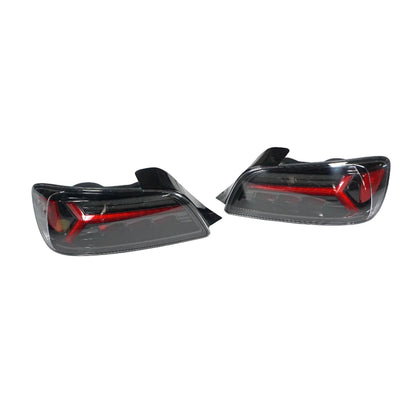 JDM Style LED Sequential Tail Lights (Black Chrome Housing) For 2000-2003 Honda S2000 (AP1)