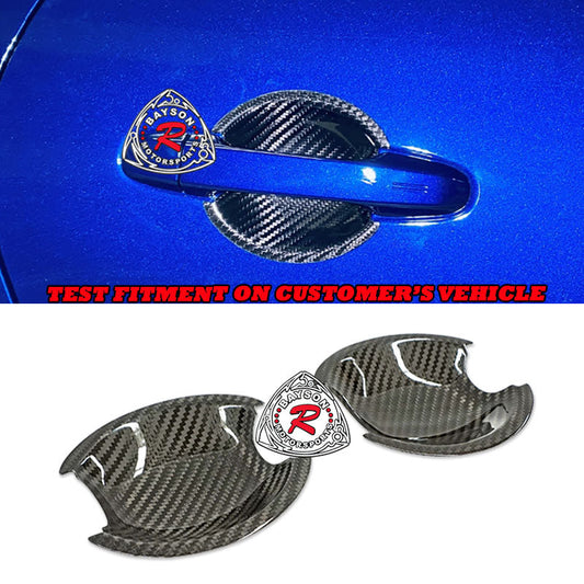 Door Handle Bowl Cover (Carbon Fiber) For 2017-2021 Toyota 86