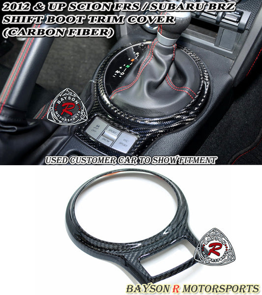 Shift Boot Trim Cover (Carbon Fiber) For 2012-2016 Scion FR-S
