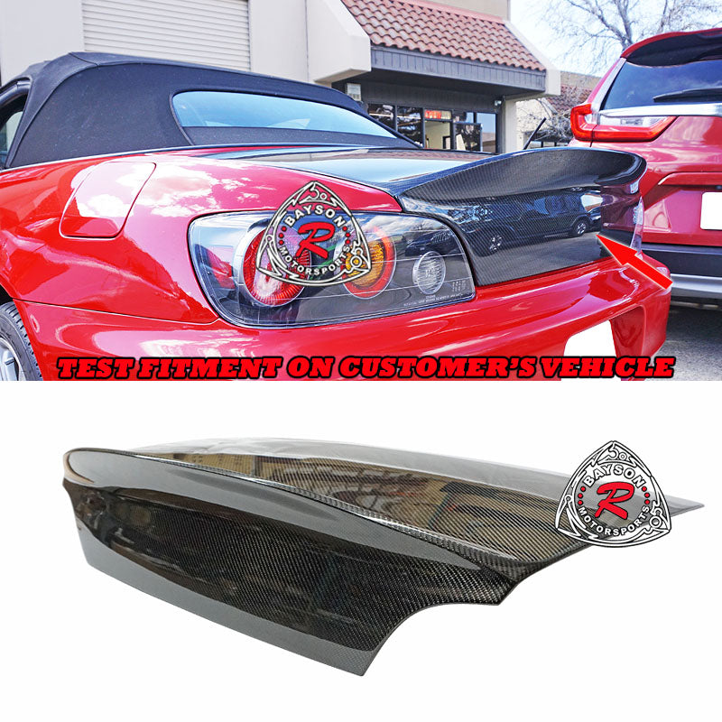 DT Style (Carbon Fiber) Trunk For 2000-2009 Honda S2000 (AP1/AP2)