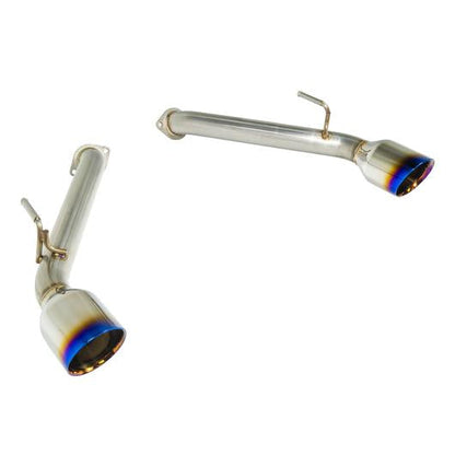 REMARK Axleback Exhaust. Infiniti Q60. Burnt Stainless Double Wall Tip