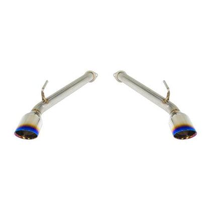 REMARK Axleback Exhaust. Infiniti Q60. Burnt Stainless Double Wall Tip