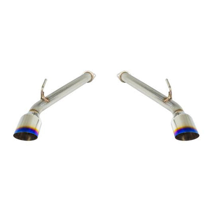 REMARK Axleback Exhaust. Infiniti Q60. Burnt Stainless Single Wall Tip