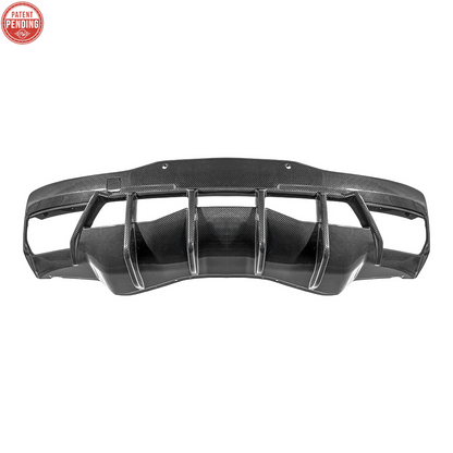 2020-Up Corvette C8 DRY CARBON FIBER Rear Bumper Diffuser Quad Exit