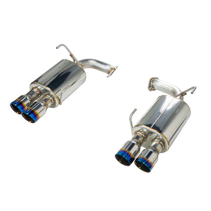 REMARK Axleback Exhaust. Subaru WRX VB 2022+. Burnt Stainless Double Wall Tip (Muffler Ver.)