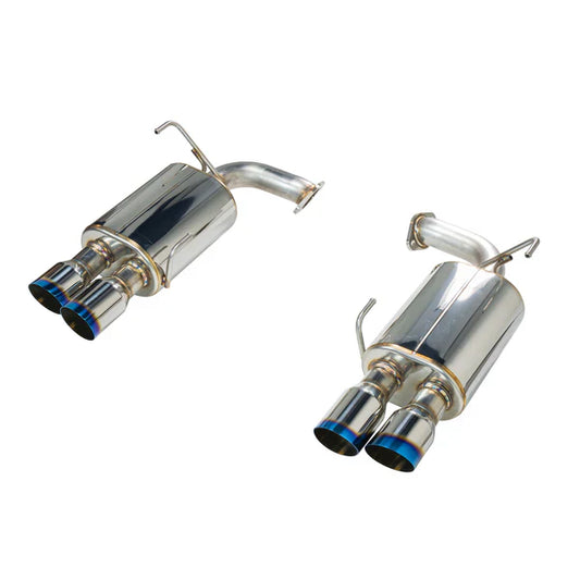 REMARK Axleback Exhaust. Subaru WRX VB 2022+. Burnt Stainless Single Wall Tip (Muffler Ver.)
