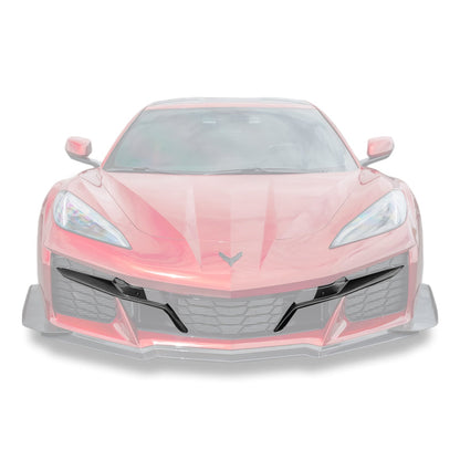 Chevrolet Corvette C8 Z06 DRY CARBON FIBER Front Grille Insert