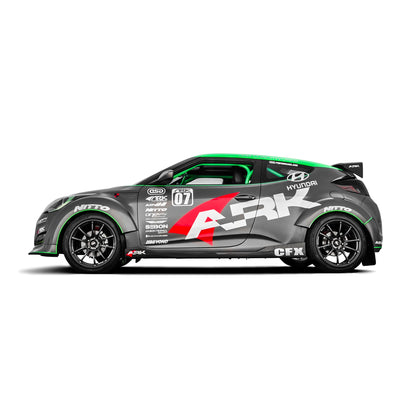2012-2017 Hyundai Veloster C-FX Carbon Fiber Side Skirts