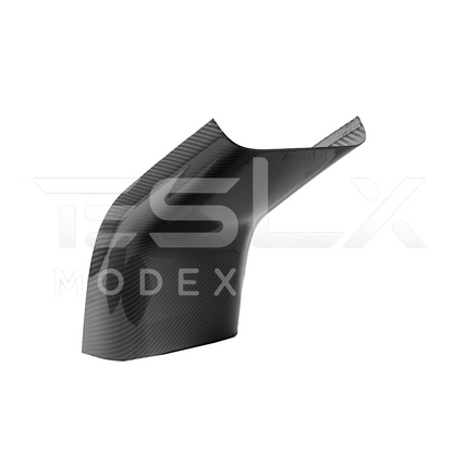 2020-23 Tesla Model 3 & 20-24 Y Carbon Fiber Interior Rear Anti-Kick Plate Cover