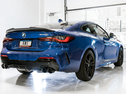 AWE Resonated Touring Edition Exhaust for G2X M340i / M440i - Diamond Black Tips
