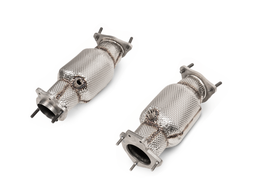 Akrapovic C8 Corvette Link Pipe Set - Catted