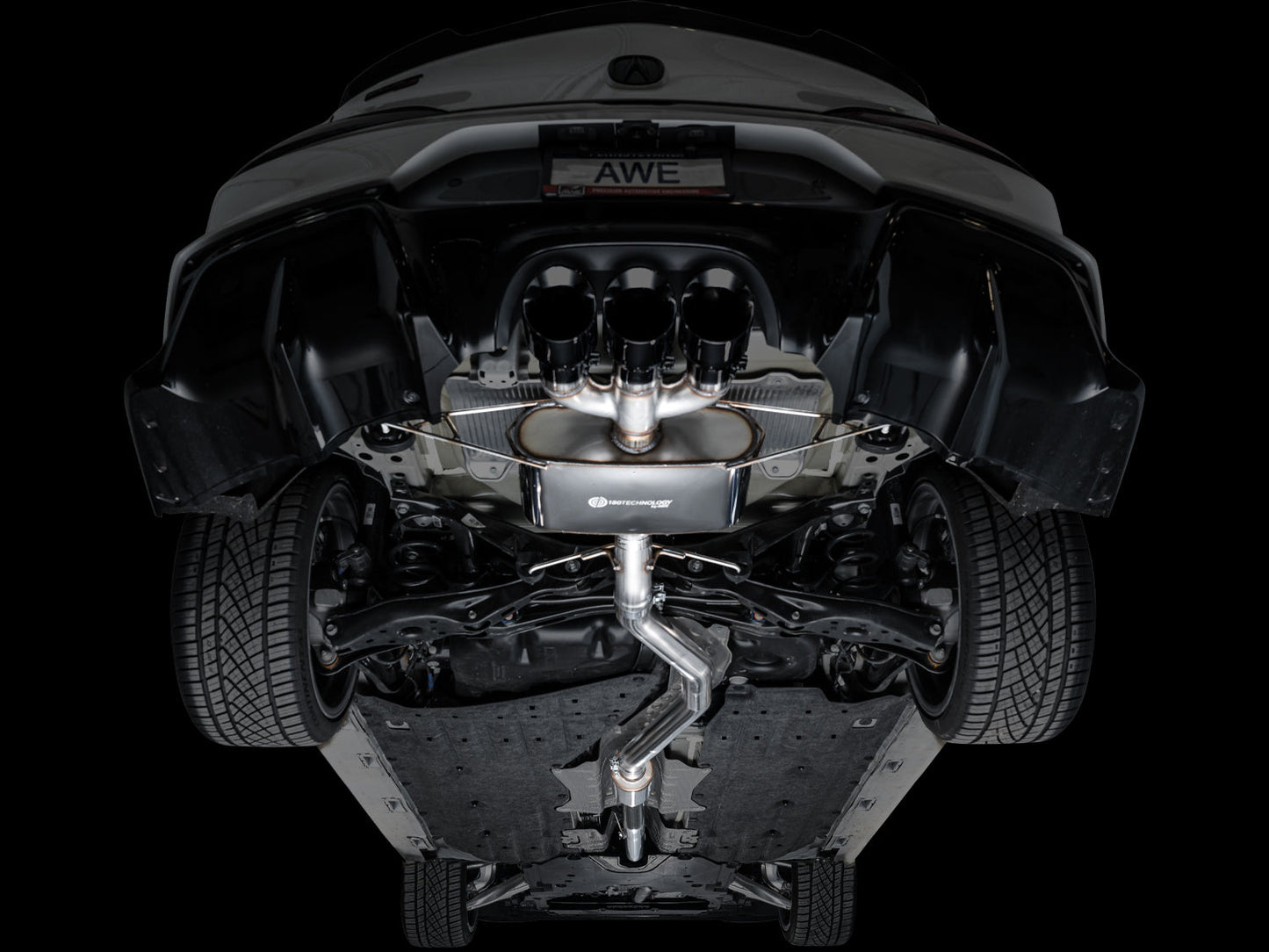 AWE Touring Edition Exhaust for DE5 Integra Type-S - Triple Diamond Black Tips