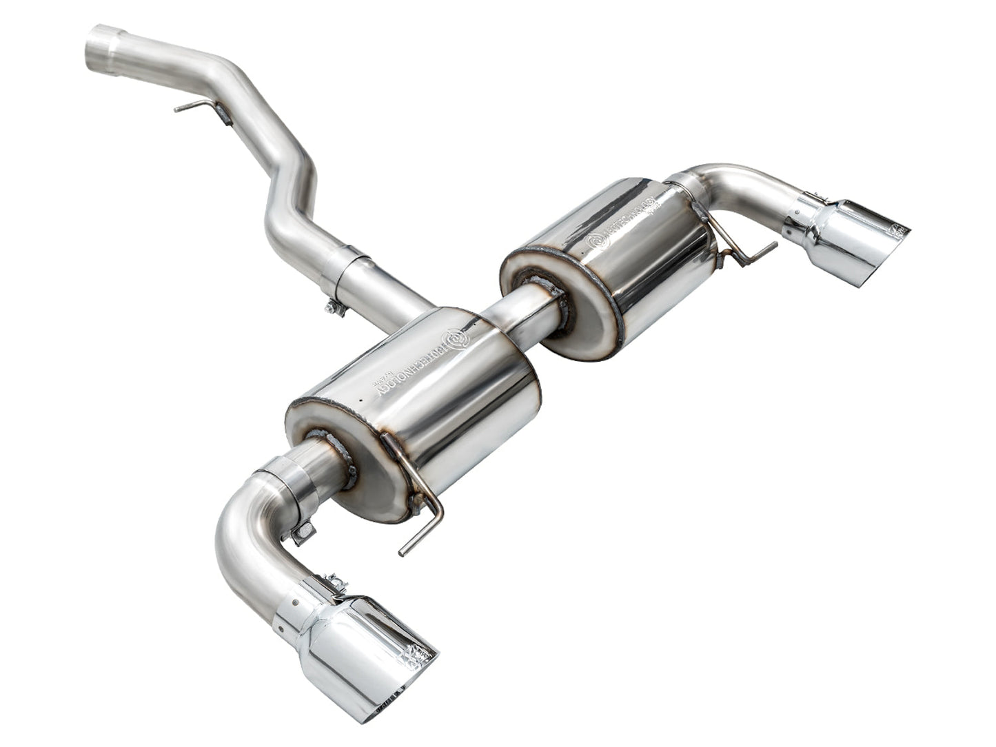 AWE Touring Edition Axle Back Exhaust for BMW G2X 330i/430i - Chrome Silver