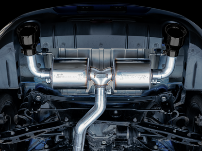 AWE Touring Edition Exhaust for Subaru BRZ / Toyota GR86 / Toyota 86 / Scion FR-S - Diamond Black Tips