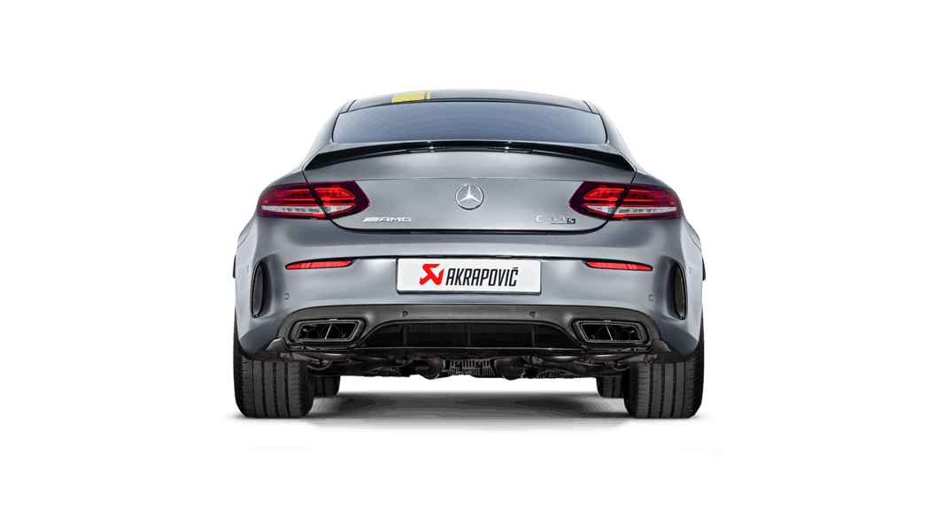 Akrapovic C205 AMG C63 Coupe Evolution Exhaust System w/ Carbon Tips (Titanium)