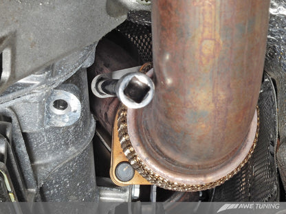 AWE Non-Resonated Downpipes for Audi 8R Q5 / SQ5 3.0T