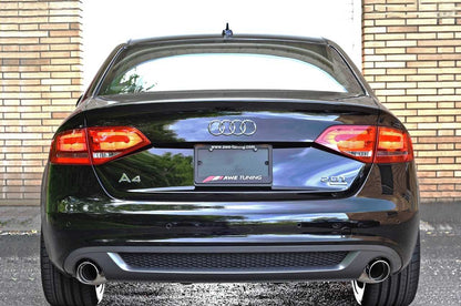 AWE Touring Edition Exhaust for B8 A4 2.0T - Dual Outlet, Polished Silver Tips