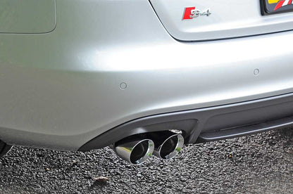 AWE Tuning Audi S4 3.0T Track Edition Exhaust - Chrome Silver Tips (90mm)