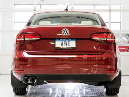 AWE Touring Edition Exhaust for MK6 Jetta 1.4T - Chrome Silver Tips