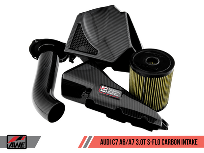 AWE S-FLO CARBON INTAKE FOR AUDI C7 A6 / A7 3.0T