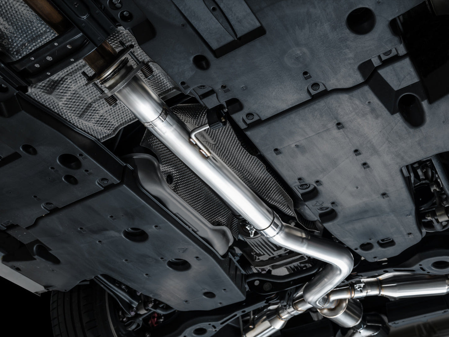 AWE Track Edition Exhaust for GR Corolla - Chrome Silver Tips