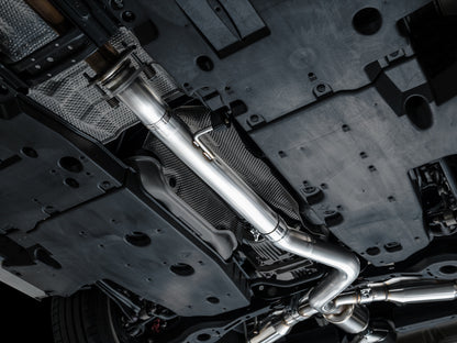 AWE Track Edition Exhaust for GR Corolla - Chrome Silver Tips