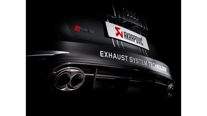 Akrapovic Audi C7 RS6 Avant Evolution Exhaust System w/ Carbon Tips (Titanium)