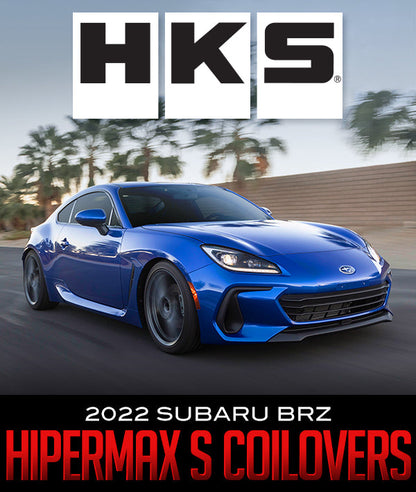 HKS HIPERMAX S COILOVERS: 2022 SUBARU BRZ