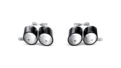 Akrapovic Gallardo LP 550-2  / 570-4 Coupe / Spyder Slip-On Exhaust System w/ Carbon Tail Pipe Set (Titanium)