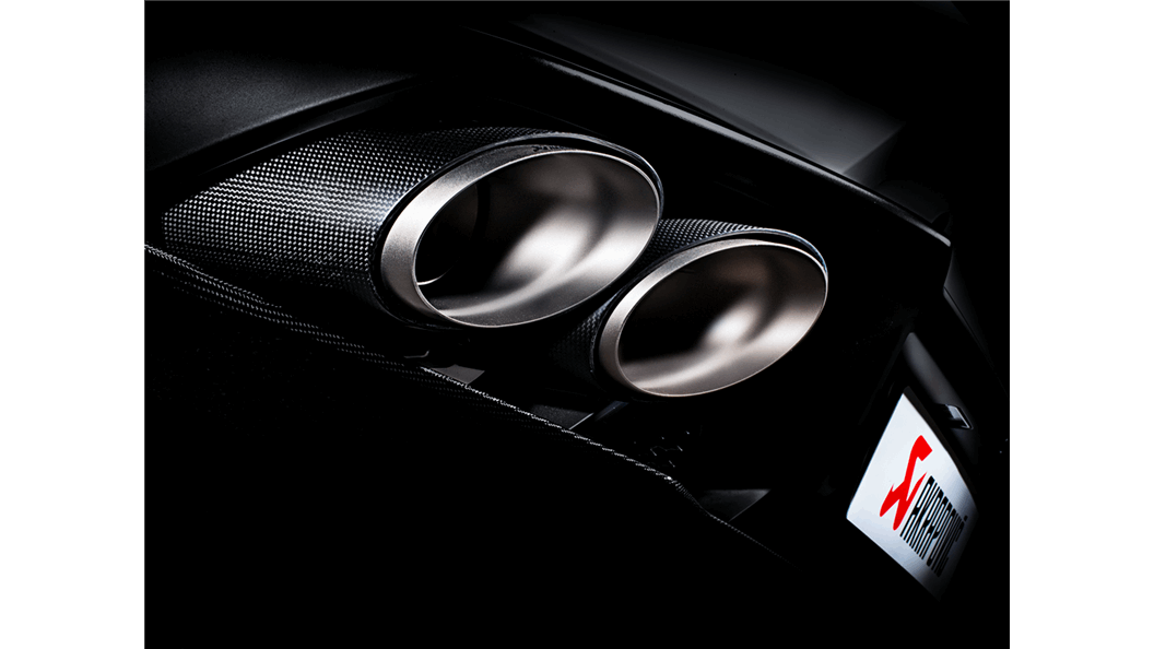 Akrapovic Huracan LP 610-4 Coupe / Spyder Slip-On Exhaust System w/ Carbon Tail Pipe Set (Titanium)