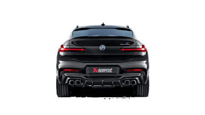 Akrapovic Rear Carbon Fiber Diffuser (High Gloss) - BMW / F98 / X4 M