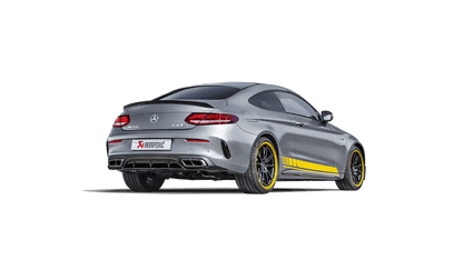 Akrapovic 16-17 AMG C63 Coupe Evolution Line Cat Back (Titanium) w/ Carbon Tips and Link Pipe