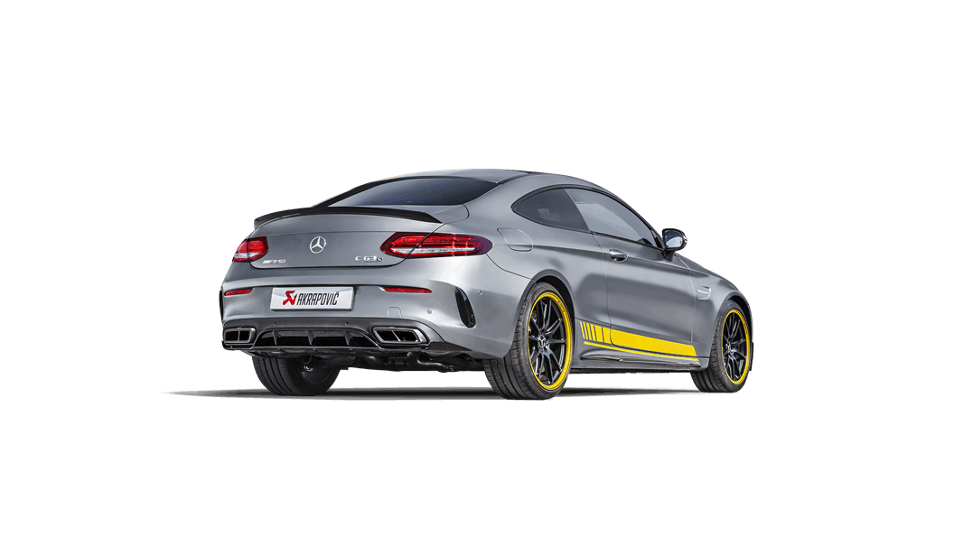 Akrapovic C205 AMG C63 Coupe Evolution Exhaust System w/ Carbon Tips (Titanium)