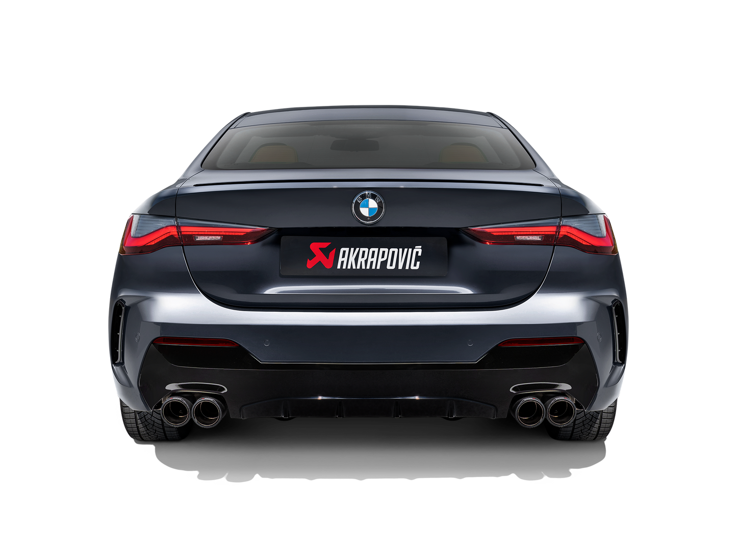 Akrapovic 2022 BMW M440i (G22, G23) Slip-On Line (Titanium) (Requires BMW Part #18308686640)