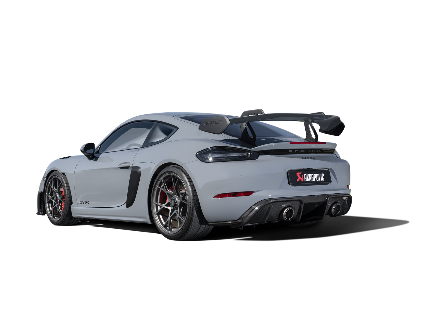 Akrapovic 2022+ Porsche 718 Cayman GT4 RS Slip-On Race Line (Titanium)